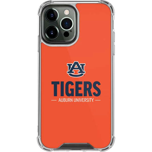 Auburn University Tigers Athletics iPhone 14 Pro Max Clear Case