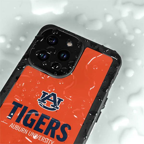 Auburn University Tigers Athletics iPhone 14 Pro Max Waterproof Case