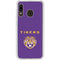 Louisiana State University - LSU Tigers Purple Galaxy A20 Clear Case