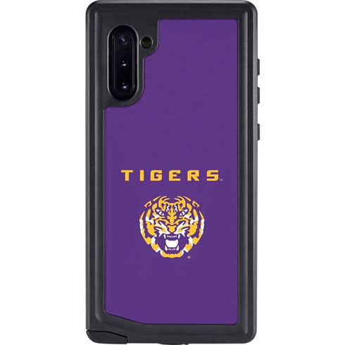 Louisiana State University - LSU Tigers Purple Galaxy Note 10 Waterproof Case