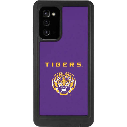 Louisiana State University - LSU Tigers Purple Galaxy Note20 5G Waterproof Case