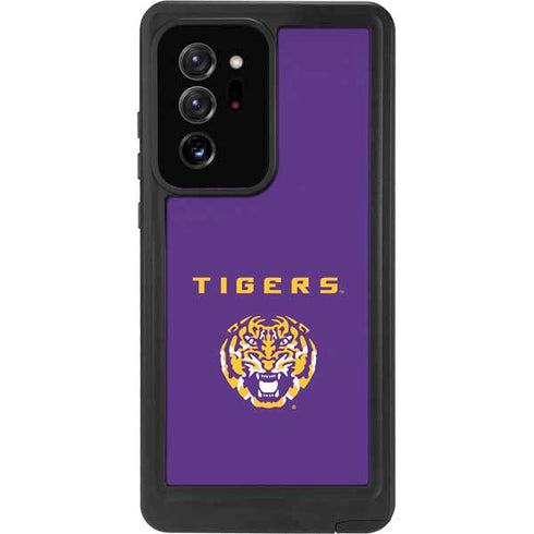 Louisiana State University - LSU Tigers Purple Galaxy Note20 Ultra 5G Waterproof Case