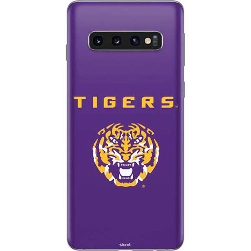 Louisiana State University - LSU Tigers Purple Galaxy S10 Skin