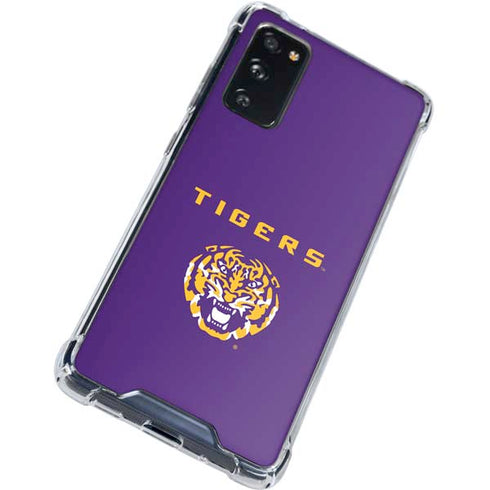 Louisiana State University - LSU Tigers Purple Galaxy S20 FE Clear Case
