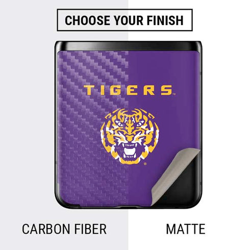 Louisiana State University - LSU Tigers Purple Galaxy Z Flip Skin