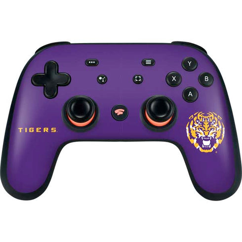 Louisiana State University - LSU Tigers Purple Google Stadia Controller Skin
