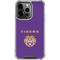 Louisiana State University - LSU Tigers Purple iPhone 15 Pro Clear Case