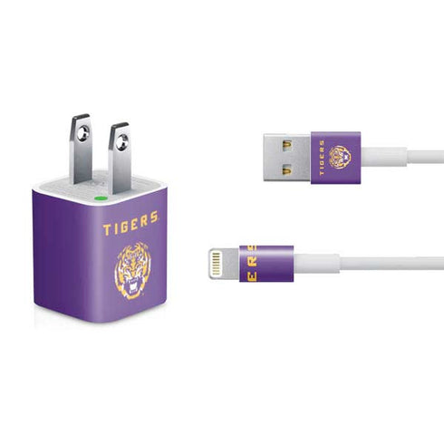 Louisiana State University - LSU Tigers Purple iPhone Charger (5W USB) Skin