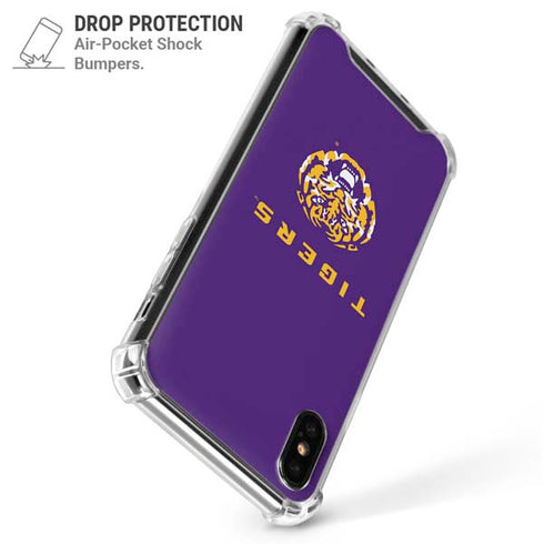 Louisiana State University - LSU Tigers Purple iPhone XS Max Clear Case