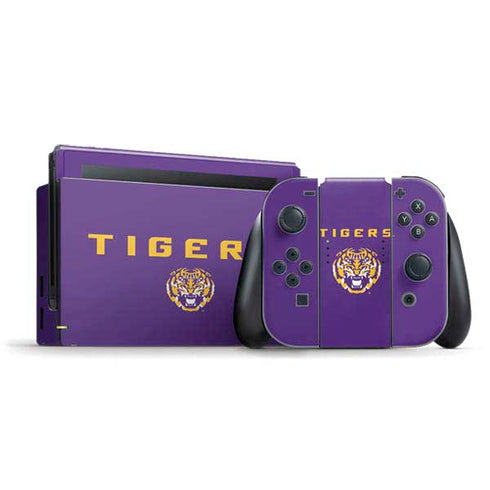 Louisiana State University - LSU Tigers Purple Nintendo Switch Bundle Skin