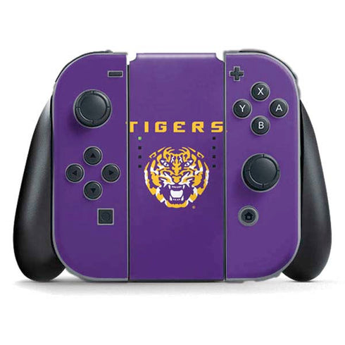 LSU Tigers Purple Nintendo Switch (2017-2021) Joy-Con Controller Skin