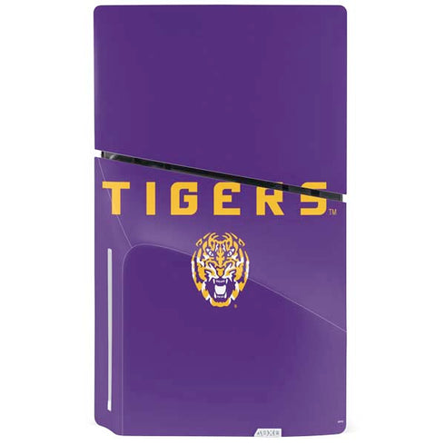 Louisiana State University - LSU Tigers Purple PS5 Slim Disk Bundle Skin