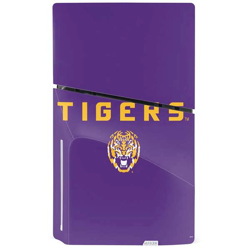 Louisiana State University - LSU Tigers Purple PS5 Slim Disk Console Skin