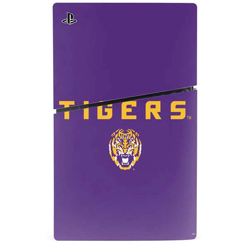 Louisiana State University - LSU Tigers Purple PS5 Slim Digital Edition Bundle Skin