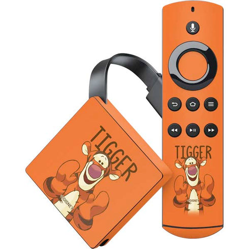 Disney Winnie the Pooh Tigget Portrait Amazon Fire TV Skin