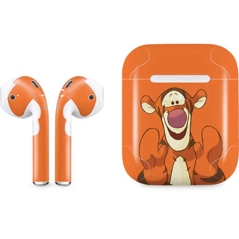 Disney Winnie the Pooh Tigget Portrait Apple AirPods 2 Skin
