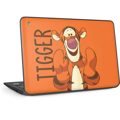 Disney Winnie the Pooh Tigget Portrait HP Chromebook Skin