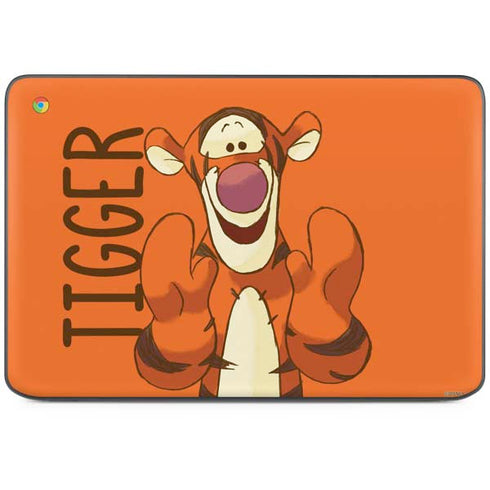 Disney Winnie the Pooh Tigget Portrait HP Chromebook Skin