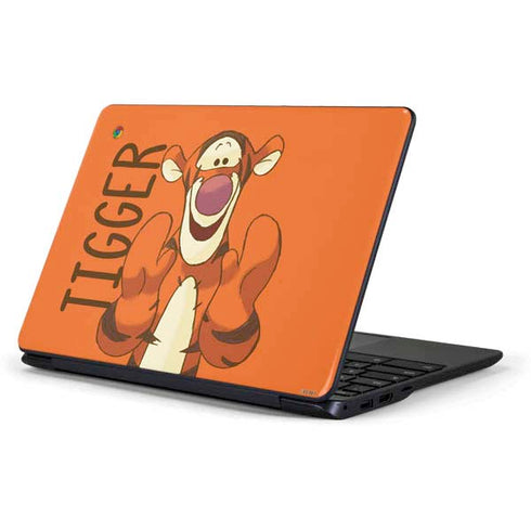 Disney Winnie the Pooh Tigget Portrait Samsung Chromebook Skin