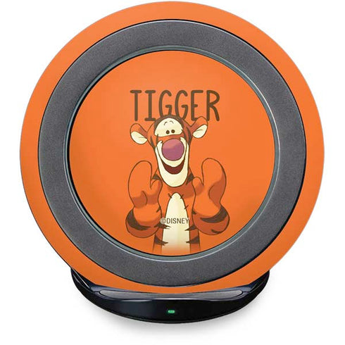 Disney Winnie the Pooh Tigget Portrait Fast Charge Wireless Charging Stand Skin