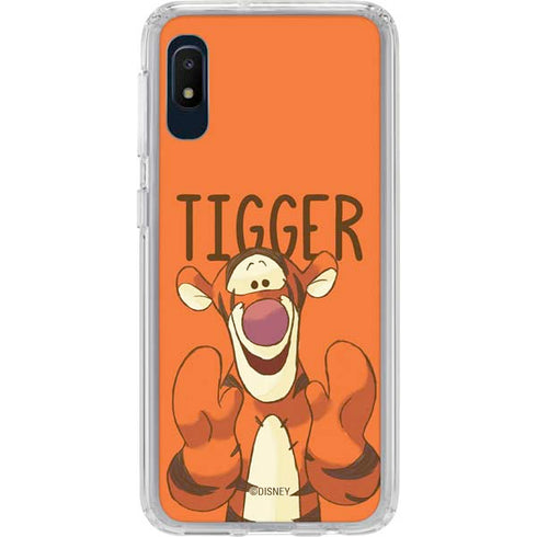 Disney Winnie the Pooh Tigget Portrait Galaxy A10e Clear Case