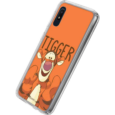 Disney Winnie the Pooh Tigget Portrait Galaxy A10e Clear Case