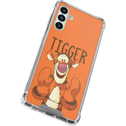 Disney Winnie the Pooh Tigget Portrait Galaxy A13 5G Clear Case