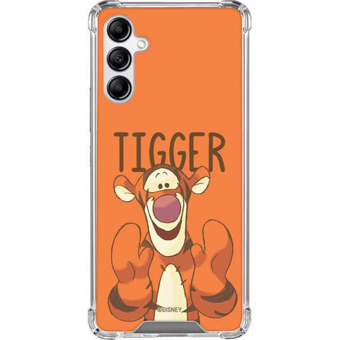 Disney Winnie the Pooh Tigget Portrait Galaxy A14 5G Clear Case