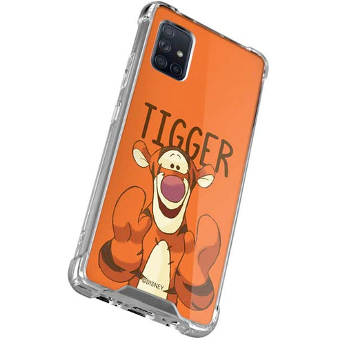 Disney Winnie the Pooh Tigget Portrait Galaxy A51 5G Clear Case