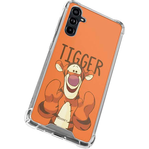 Disney Winnie the Pooh Tigget Portrait Galaxy A54 5G Clear Case