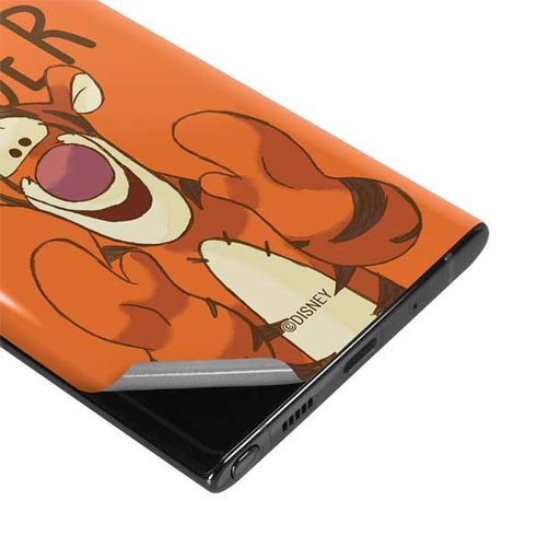 Disney Winnie the Pooh Tigget Portrait Galaxy Note 10 Skin