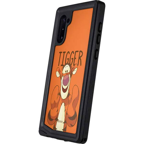 Disney Winnie the Pooh Tigget Portrait Galaxy Note 10 Waterproof Case