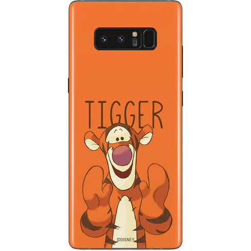Disney Winnie the Pooh Tigget Portrait Galaxy Note 8 Skin