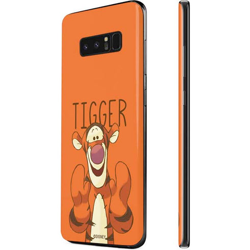 Disney Winnie the Pooh Tigget Portrait Galaxy Note 8 Skin