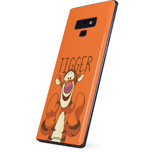 Disney Winnie the Pooh Tigget Portrait Galaxy Note 9 Skin
