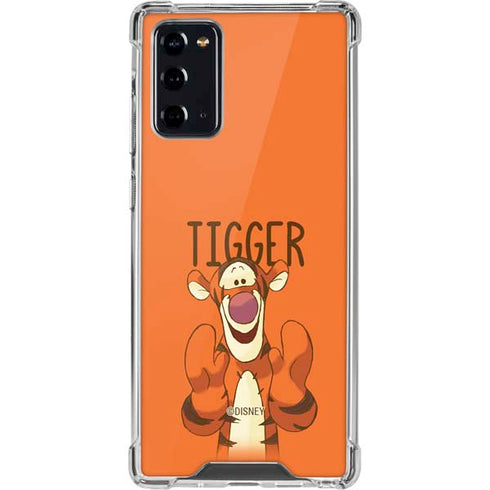 Disney Winnie the Pooh Tigget Portrait Galaxy Note20 5G Clear Case