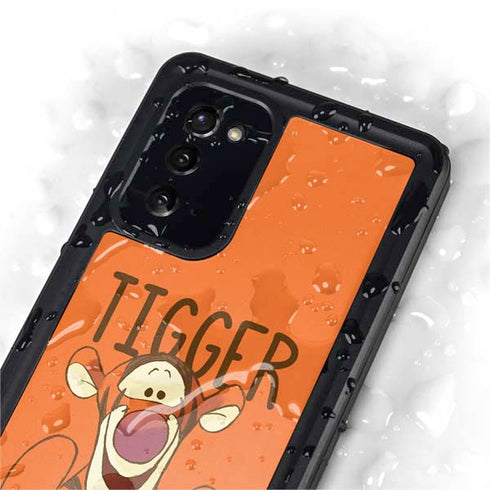 Disney Winnie the Pooh Tigget Portrait Galaxy Note20 5G Waterproof Case