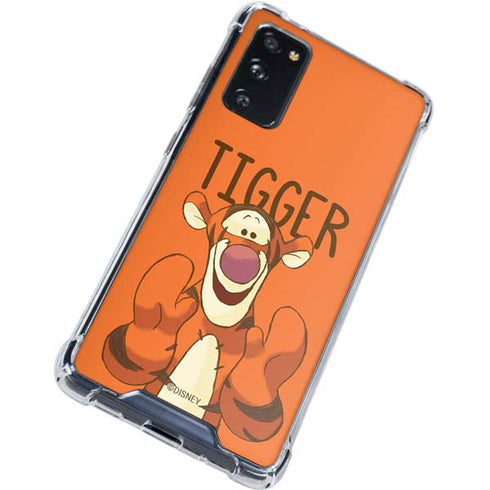 Disney Winnie the Pooh Tigget Portrait Galaxy S20 FE Clear Case