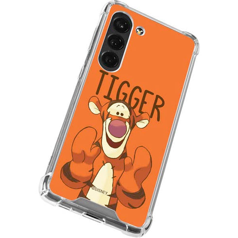 Disney Winnie the Pooh Tigget Portrait Galaxy S23 Clear Case