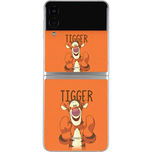 Disney Winnie the Pooh Tigget Portrait Galaxy Z Flip3 5G Skin