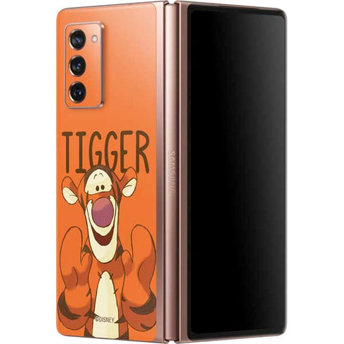 Disney Winnie the Pooh Tigget Portrait Galaxy Z Fold2 5G Skin