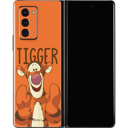 Disney Winnie the Pooh Tigget Portrait Galaxy Z Fold2 5G Skin