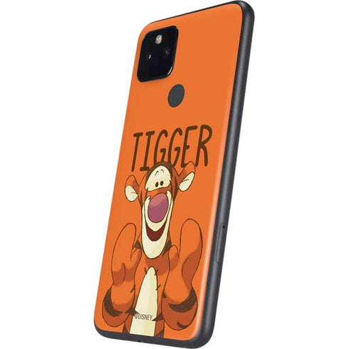 Disney Winnie the Pooh Tigget Portrait Google Pixel 5a Skin