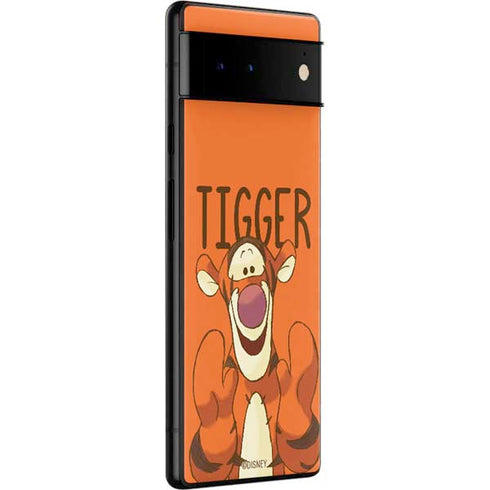 Disney Winnie the Pooh Tigget Portrait Google Pixel 6 Pro Skin