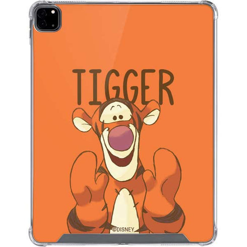 Disney Winnie the Pooh Tigget Portrait iPad Pro 12.9in (2020) Clear Case
