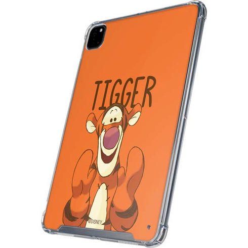 Disney Winnie the Pooh Tigget Portrait iPad Pro 12.9in (2020) Clear Case