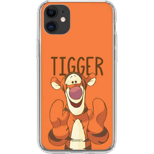 Disney Winnie the Pooh Tigget Portrait iPhone 11 Clear Case
