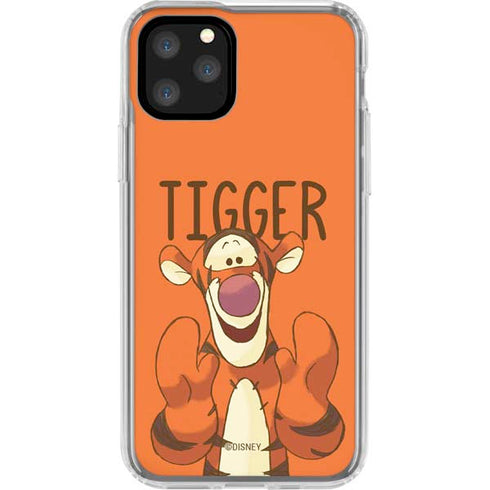 Disney Winnie the Pooh Tigget Portrait iPhone 11 Pro Clear Case