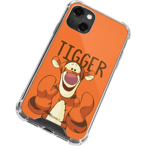 Disney Winnie the Pooh Tigget Portrait iPhone 13 Mini Clear Case