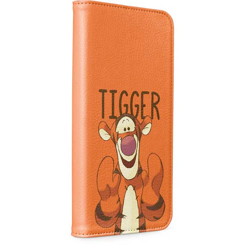 Disney Winnie the Pooh Tigget Portrait iPhone 14 Pro Folio Case